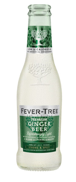 Fever-Tree Refreshingly Light Ginger Beer 24 x 200ml Bottles