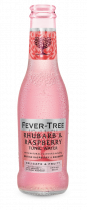 Fever-Tree Refreshingly Light Rhubarb & Raspberry Tonic Water 24 x 200ml Bottles