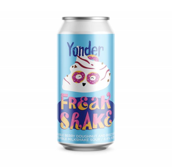 Yonder Brewing Double Berry Doughnut Biscoff Crumble Freak Shake (CANS)