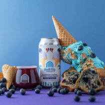 Vault City Blueberry Muffin Waffle Cone Crunch Double Scoop (CANS)
