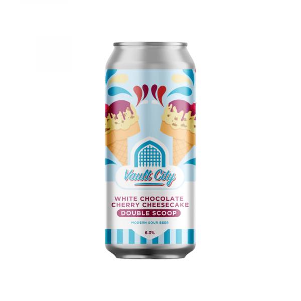 Vault City White Chocolate Cherry Cheesecake Double Scoop (CANS)