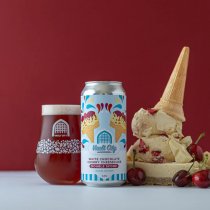Vault City White Chocolate Cherry Cheesecake Double Scoop (CANS)