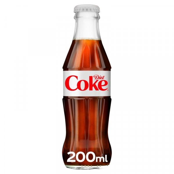 Diet Coca Cola Bottles 24 x 200ml Bottles