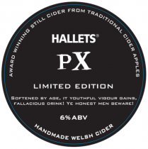 Hallets PX Sherry Medium Cider (Bag In Box) - Drink It In